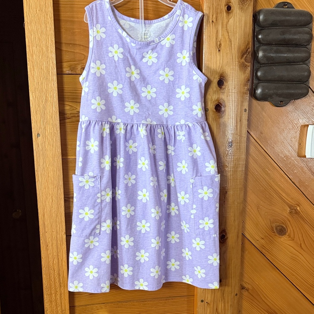 Wonder Nation Purple Daisy Kids Dress